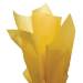 Harvest Gold Tissue Paper — Warm deep golden amber tissue paper sheet, smooth finish