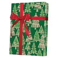 Holiday Forest/Kraft Gift Wrap Wholesale Gift Wrap Paper, Christmas Gift Wrap Paper