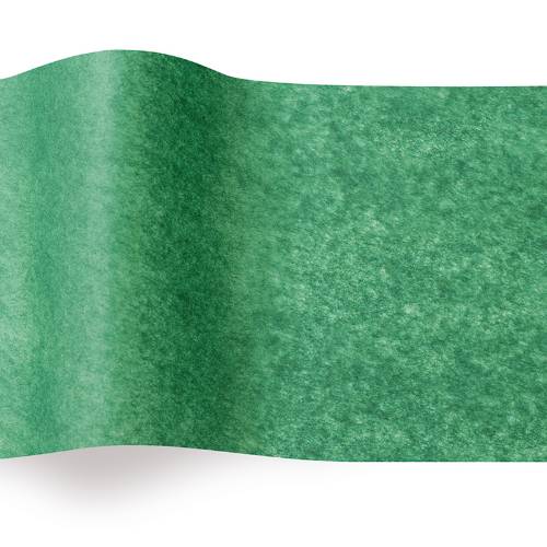 Holiday Green Tissue Paper — Rich true green, christmas green tone tissue paper sheet, smooth finish