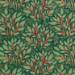 Holly Tapestry Gift Wrap Paper — festive Holly Tapestry holiday wrapping paper design