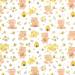 Honey Bears Gift Wrap Paper — Honey Bears celebration gift wrap design
