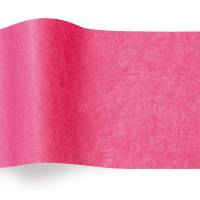 Honeysuckle Solid Tissue Paper — Bright warm pink, honeysuckle/coral tissue paper sheet, smooth finish