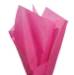 Honeysuckle Solid Tissue Paper — Bright warm pink, honeysuckle/coral tissue paper sheet, smooth finish