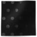 Hot Spots Tissue Paper - Black on Black — Scattered black polka dots on solid black background