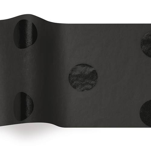Hot Spots Tissue Paper - Black on Black