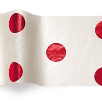 Hot Spots Tissue Paper - Red