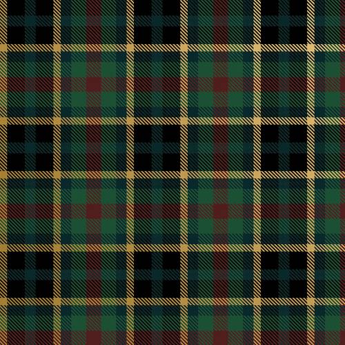 Hunter Navy Plaid Gift Wrap Paper — holiday hunter navy plaid printed gift wrapping paper