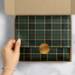 Hunter Navy Plaid Printed Tissue Paper - BPT228