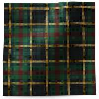 Hunter Navy Plaid Printed Tissue Paper — Classic dark green and navy tartan plaid pattern