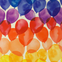 Inflation Celebration Gift Wrap Paper — colorful inflation celebration birthday party wrapping paper