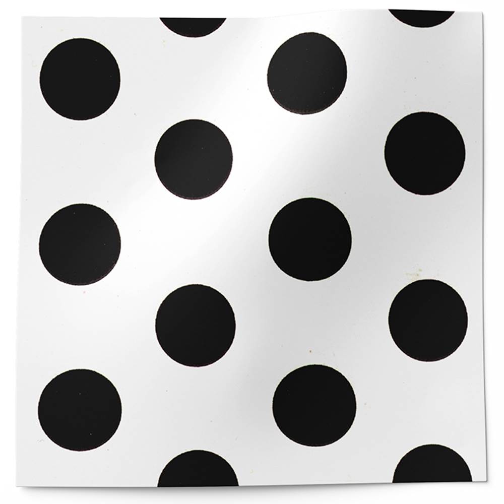 Black Medium Dots/White Tissue Paper - 20 X 30 - 1.2 mil thick - Quantity:  240 by Paper Mart - Yahoo Shopping
