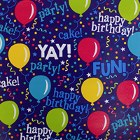Its My Party Gift Wrap Paper Sullivan Gift Wrap Paper