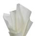 Ivory Tissue Paper — Soft warm off-white/cream tissue paper sheet, smooth finish