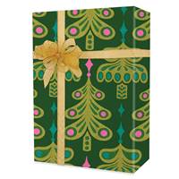 Jeweled Trees Gift Wrap Wholesale Gift Wrap Paper, Christmas Gift Wrap Paper