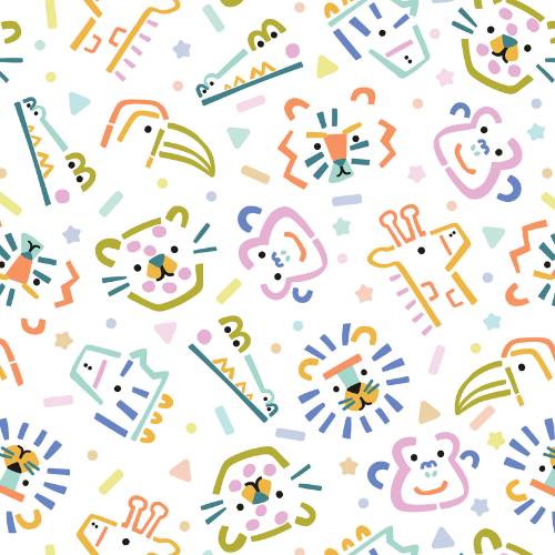 Jungle Dreams Gift Wrap Paper — Jungle Dreams celebration gift wrap design