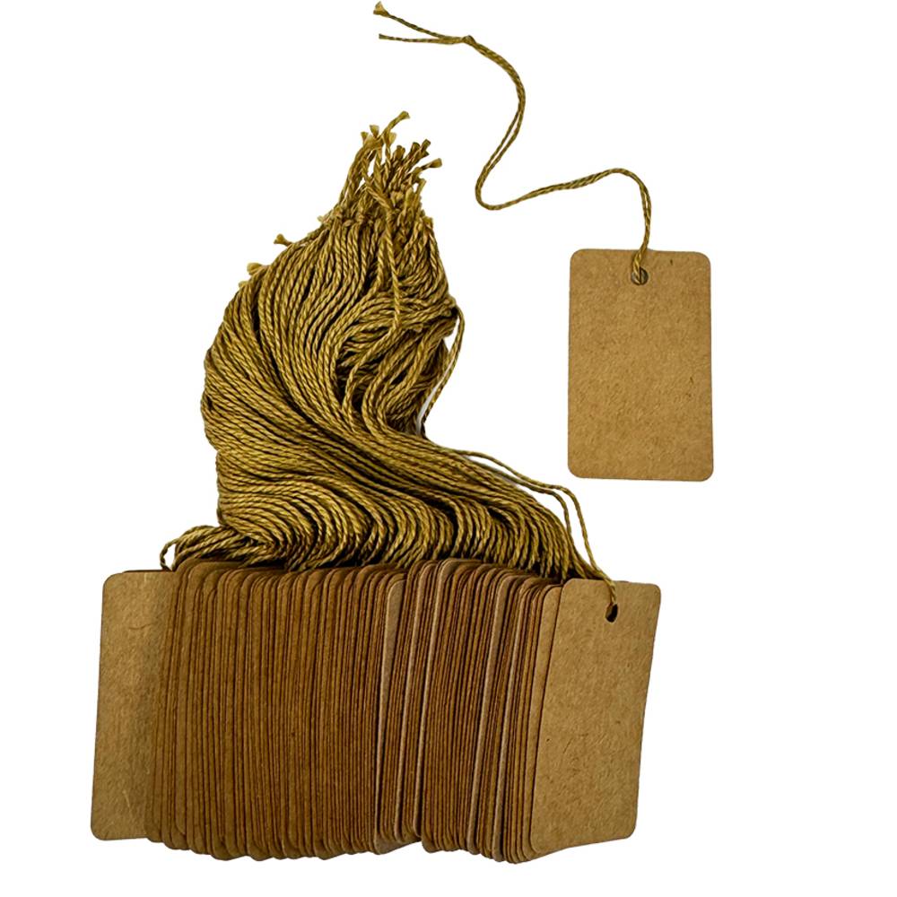 String Hand Tags Wholesale Kraft String Tags 1 1/4