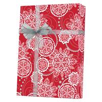 Lacy Snowflakes Gift Wrap Wholesale Gift Wrap Paper, Christmas Gift Wrap Paper