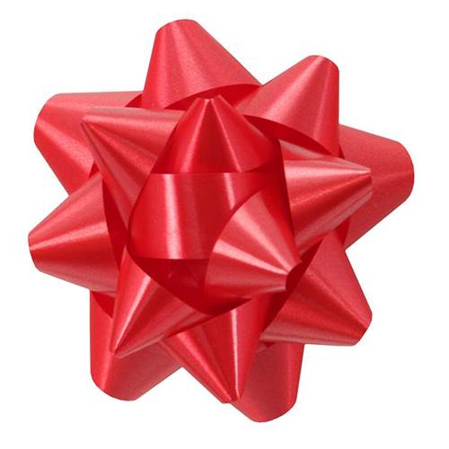Hot Red Splendorette Star Bows