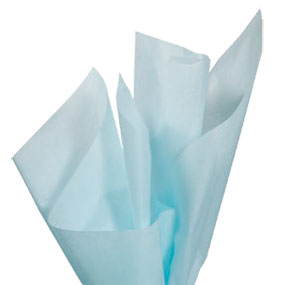JAM Paper Gift Tissue Paper Blue Mylar 3 Sheets/Pack 1172412