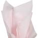 Light Pink Tissue Paper — Soft pale baby pink tissue paper sheet, smooth finish