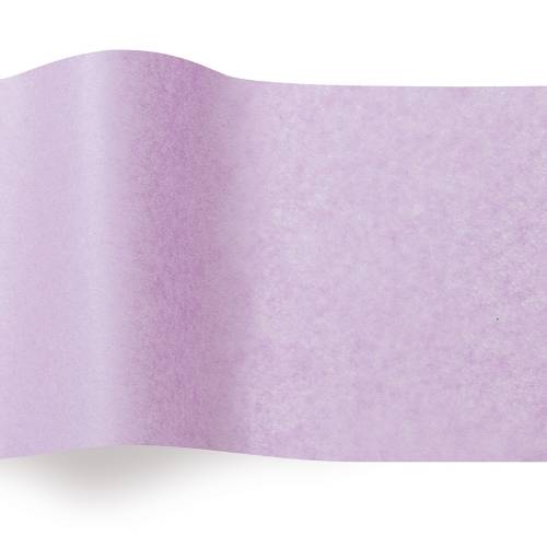 Lilac Tissue Paper — Soft light purple/lavender tissue paper sheet, smooth finish