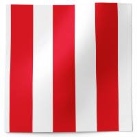 Red rows printed tissue paper with bold vertical red stripes