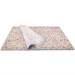 Love grows printed tissue paper with heart and floral vine pattern