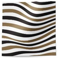 Luxury waves printed tissue paper with flowing stripe pattern