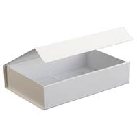 Magnetic Apparel Boxes (Matte White) Magnetic Apparel Boxes