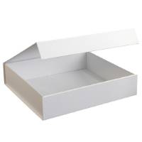 Magnetic Apparel Boxes (Matte White) wholesale apparel boxes, magnetic apparel boxes wholesale, matte white magnetic box, bulk apparel boxes, apparel boxes for retail stores