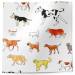 Man’s best friend printed tissue paper with assorted dog illustrations