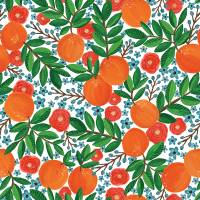 Mandarin Grove Gift Wrap Paper — classic mandarin grove pattern gift wrapping paper