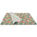 Mandarin grove printed tissue paper with citrus and floral pattern