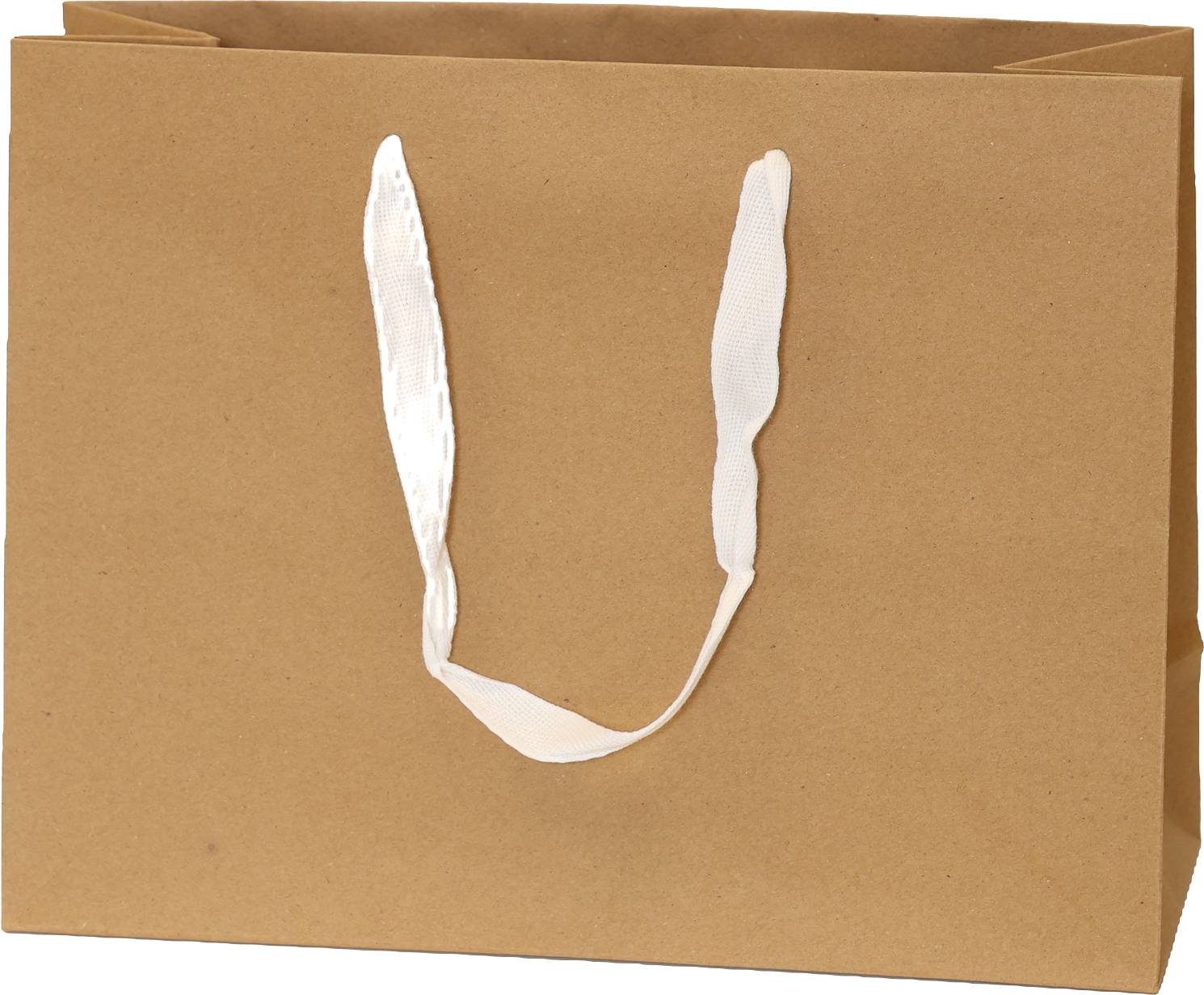 Kraft Bag/White Handles