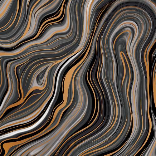 Marbleized Black Gift Wrap Paper — Marbleized Black everyday wrapping paper design