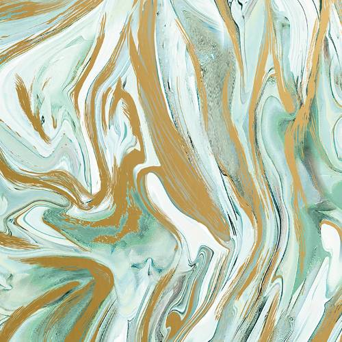 Marbleized Mint Gift Wrap Paper — holiday marbleized mint printed gift wrapping paper