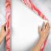 Marbleized Red Gift Wrap Paper - B629