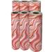 Marbleized Red Gift Wrap Paper - B629