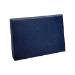 Matte Navy Blue pop-up gift card box 4 5/8" x 3 3/8" x 5/8" — pops open to display a gift card, matte navy blue finish