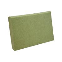 Matte Sage pop-up gift card box 4 5/8" x 3 3/8" x 5/8" — pops open to display a gift card, matte sage green finish