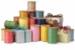 Matte wraphia rayon raffia ribbon with a soft flat finish, 1/4-inch twisted strands on a 100-yard roll, for gift wrapping and bows.