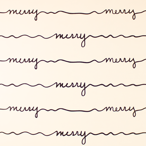 Merry All The Way Gift Wrap Paper