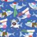 Merry Sharks Gift Wrap Paper — holiday merry sharks printed gift wrapping paper