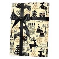 Merry and Bright Gift Wrap Paper Wholesale Gift Wrap Paper, Christmas Gift Wrap Paper