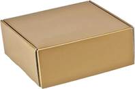 Metallic Gold Mailing Box Decorative Mailing Box