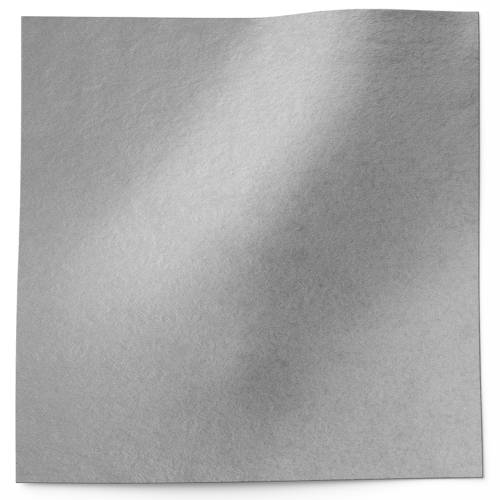 Metallic Silver Tissue Paper (1 Sided) — Cool shiny metallic silver on one side, white reverse