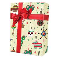 Mexican Christmas Ornaments Gift Wrap Wholesale Gift Wrap Paper, Christmas Gift Wrap Paper
