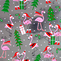 Mingling Flamingos Gift Wrap Paper Sullivan Gift Wrap Paper