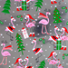 Mingling Flamingos Gift Wrap Paper - GW-9371 (9000)