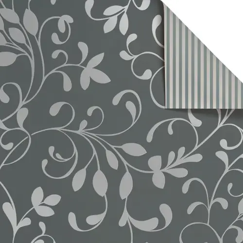 Miron Gray Gift Wrap Paper — decorative Stewo wholesale gift wrap paper for retail stores